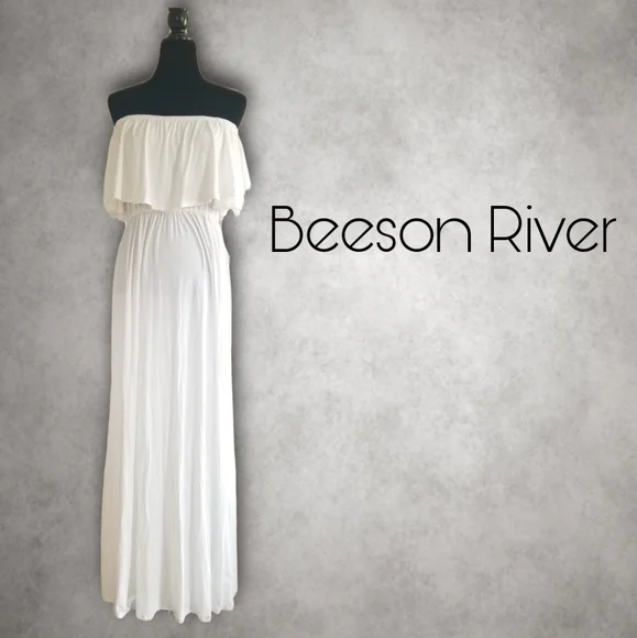 Beeson River | Dresses | Beeson River Off Shoulder Maxi Dress | Poshmark